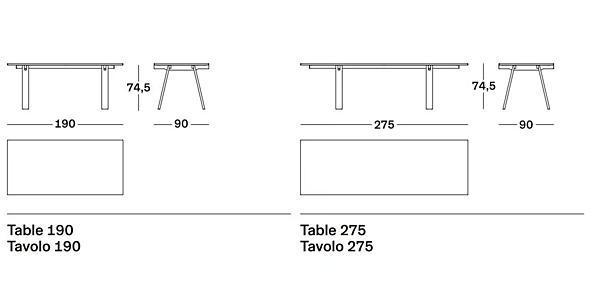 Rechteckiger Tisch aus Holz ZANOTTA Ambrosiano 2322 Fabrik ZANOTTA aus Italien. Foto №4