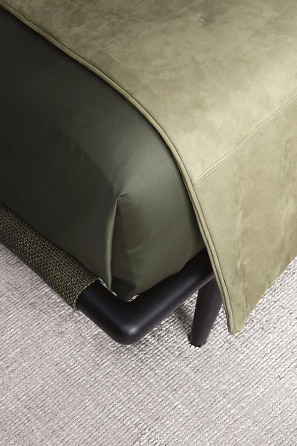 Doppelbett mit gepolstertem Kopfteil Flou Gaudi Fabrik Flou aus Italien. Foto №7