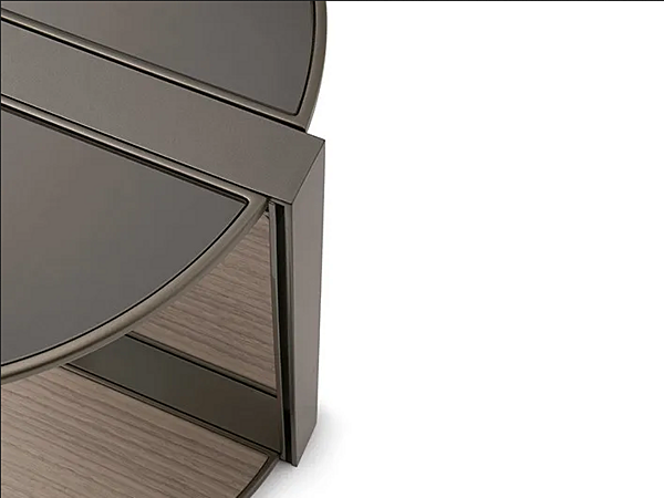 Runder Kaffeetisch aus Metall GIORGETTI CLAMP 71800, 71810, 71830 Fabrik GIORGETTI aus Italien. Foto №3