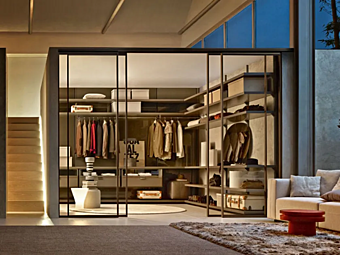 Glastür für begehbare Kleiderschränke Molteni & C Dwell Glastür für begehbare Kleiderschränke Molteni & C Dwell Fabrik Molteni & C.(+VITRA) aus Italien