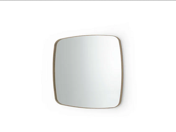 Wandmontierter quadratischer Spiegel mit Rahmen aus Gallotti&Radice Soft Square Mirror Fabrik Gallotti & Radice aus Italien. Foto №1