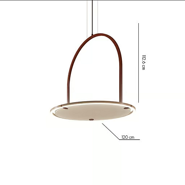 Akustische Pendelleuchte aus Stoff AXOLIGHT U-Licht Acoustic Fabrik Axolight aus Italien. Foto №5