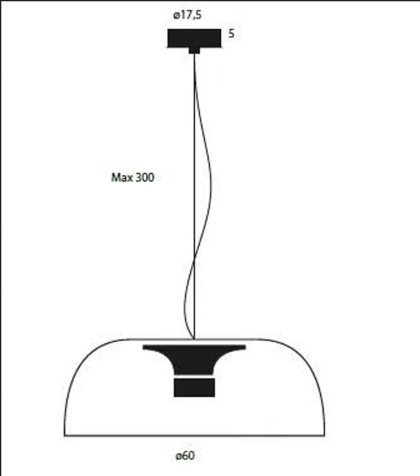 LED Pendelleuchte aus Aluminium Lumina Tia 600 Fabrik Lumina aus Italien. Foto №4
