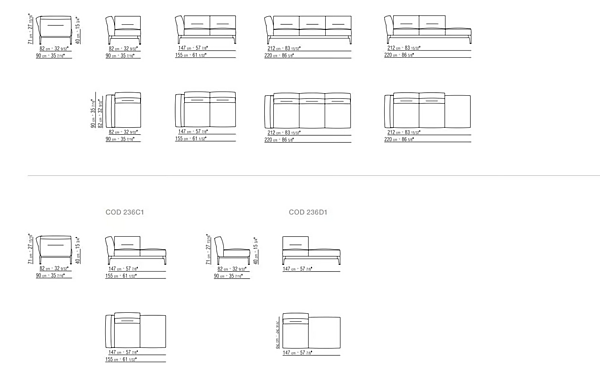 Ecksofa aus Stoff mit weicher Rückenlehne FLEXFORM ADDA Fabrik FLEXFORM aus Italien. Foto №6