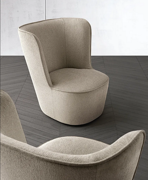 Stoffarmstuhl mit abnehmbarem Bezug BABY ROYALE CASAMILANO Fabrik CASAMILANO aus Italien. Foto №2