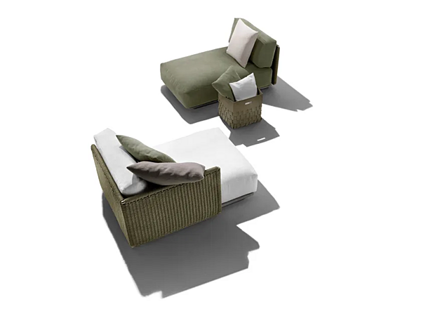 Garten Daybed aus Stoff mit Rückenlehne FLEXFORM EDDY Fabrik FLEXFORM aus Italien. Foto №1