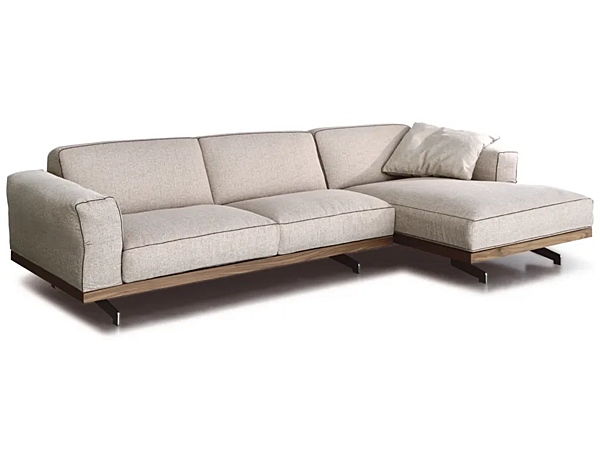 Ecksofa aus Stoff oder Leder VIBIEFFE 470 Fancy Fabrik VIBIEFFE aus Italien. Foto №1