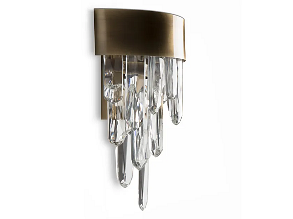Wandlampe aus Messing mit Kristallen BRABBU Naicca Fabrik BRABBU aus Italien. Foto №2