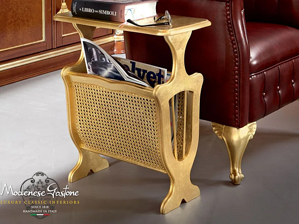 Zeitschriftenständer aus Holz Modenese Luxury Interiors 13633 Fabrik MODENESE GASTONE aus Italien. Foto №1