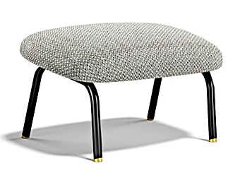 Stoffhocker Diva Capital Collection DIVLOU.PF Fabrik Capital Collection aus Italien
