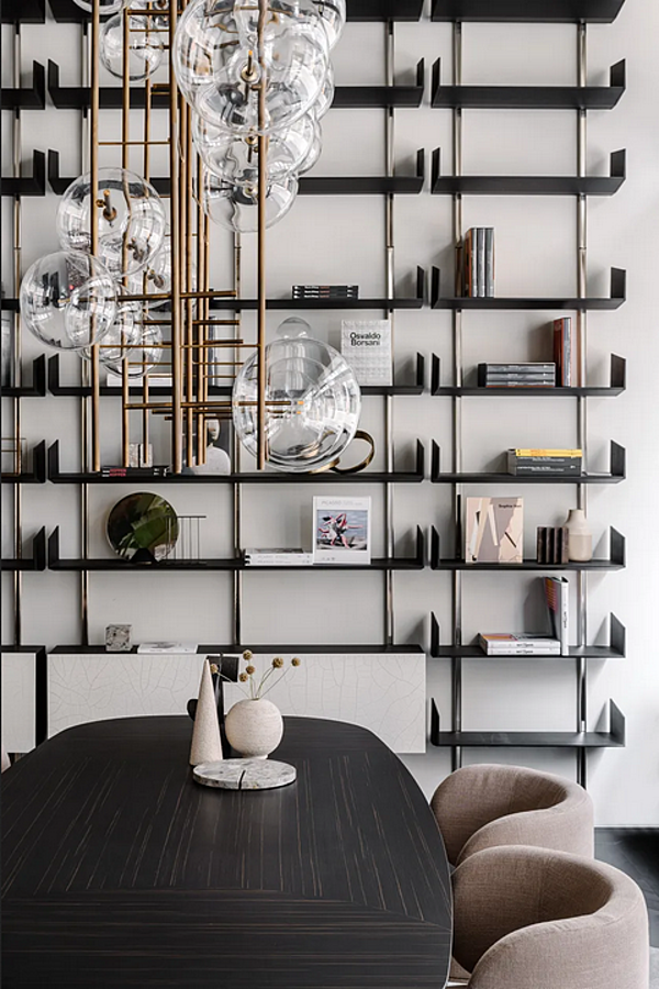 Ovaler Tisch aus Glas Gallotti&Radice Shiro Fabrik Gallotti & Radice aus Italien. Foto №4