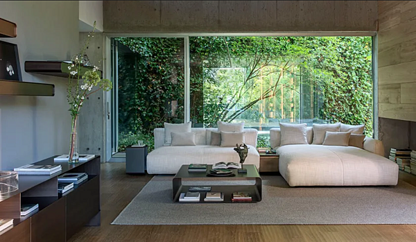 Ecksofa mit abnehmbarem Bezug Flou Fiocco Fabrik Flou aus Italien. Foto №5