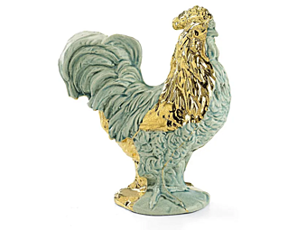 Keramische Skulptur Hahn Pop MARIONI 00421