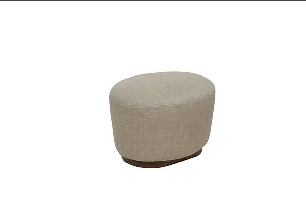 Ovaler Pouf aus Leinen CHELINI Spot Fabrik CHELINI aus Italien. Foto №7