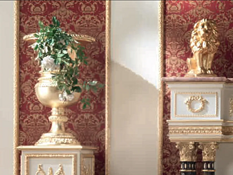 Vase aus Glas Modenese Luxury Interiors Kollektion 15615 Fabrik MODENESE GASTONE aus Italien