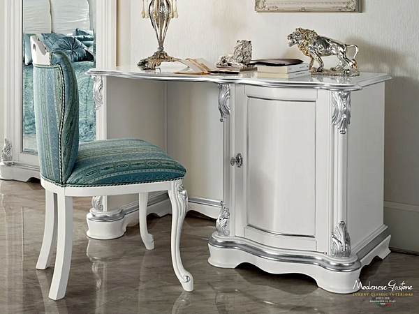 Schreibtisch aus Holz mit eleganten Details Modenese Luxury Interiors 13209 Fabrik MODENESE GASTONE aus Italien. Foto №1
