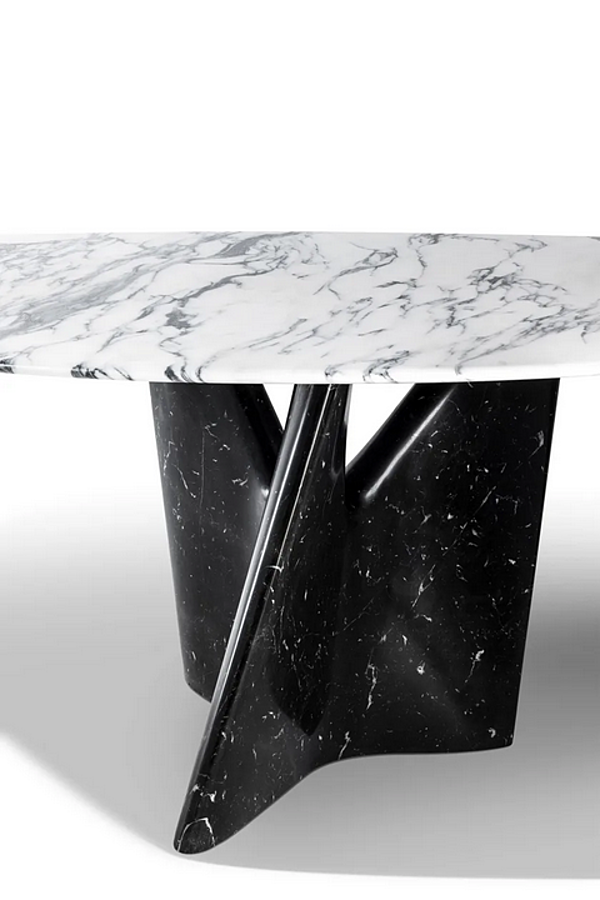 Marmortisch Esszimmer Infinitamente POLTRONA FRAU Fabrik POLTRONA FRAU aus Italien. Foto №10