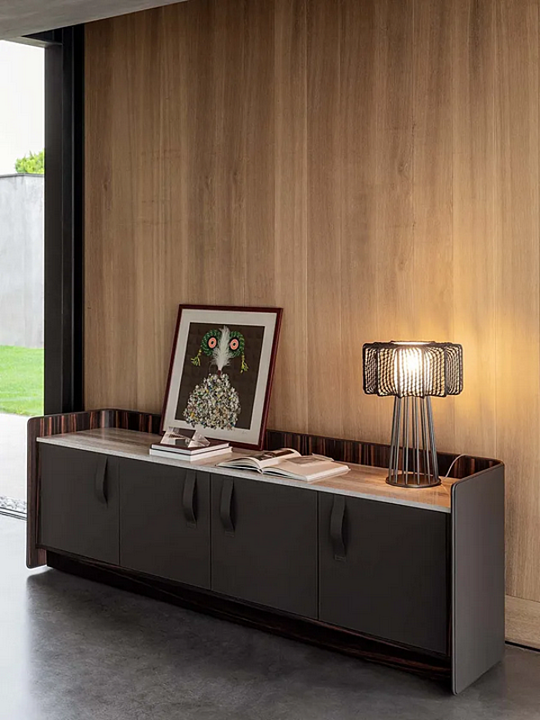 Sideboard mit Türen aus Holz Gentleman Flou Fabrik Flou aus Italien. Foto №6