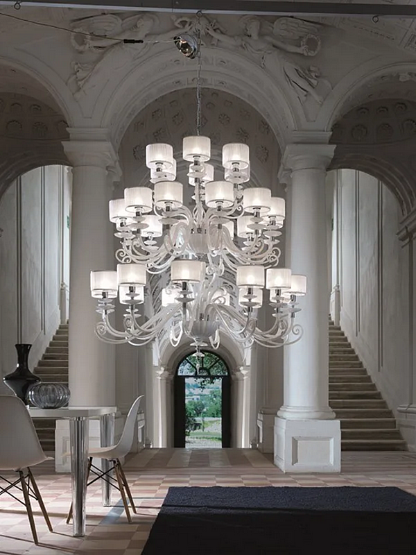 Kristalllüster mit Swarovski-Kristallen Alicante L12 12 6 Euroluce Lampadari Fabrik EUROLUCE LAMPADARi aus Italien. Foto №2