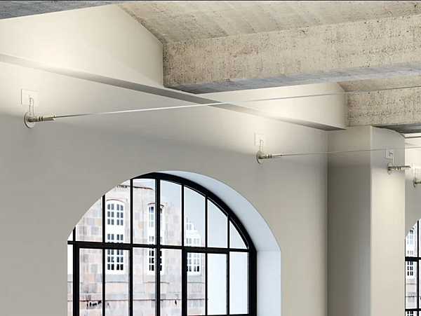 LED Deckenleuchte verstellbar aus Metall Fabbian Metro Fabrik Fabbian aus Italien. Foto №1