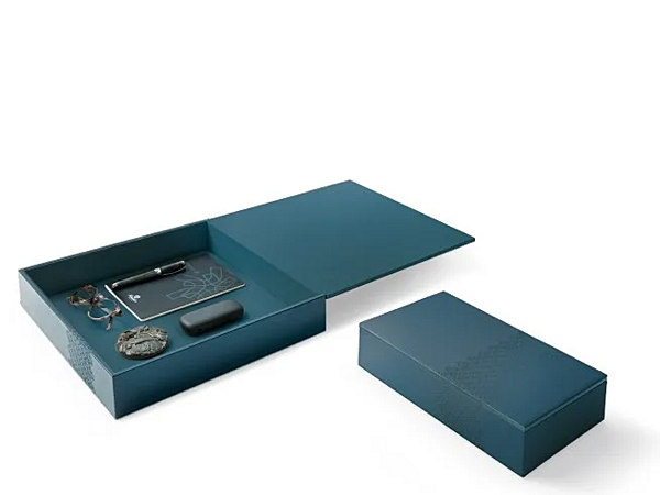 Leder Aufbewahrungsbox GIORGETTI GA467G, GA466G Fabrik GIORGETTI aus Italien. Foto №4