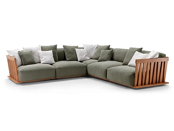 Ecksofa aus Stoff mit abnehmbarem Bezug Zante Outdoor FLEXFORM Fabrik FLEXFORM aus Italien. Foto №1