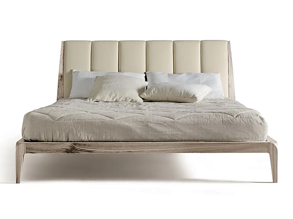 Leder-Doppelbett mit gepolstertem Kopfteil DALE Verso Nord P 612 Fabrik Dale Italia (by Cantiero) aus Italien. Foto №2
