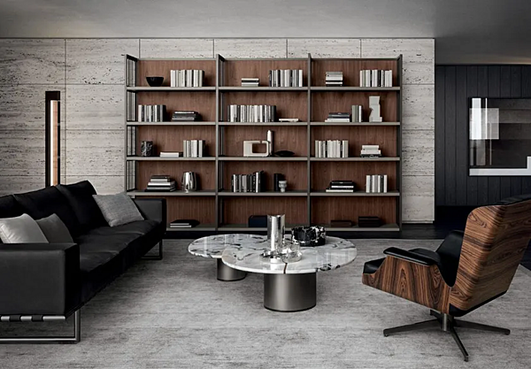 Freistehendes Holzregal mit Gitterdesign i 4 Mariani Fabrik i 4 Mariani aus Italien. Foto №3