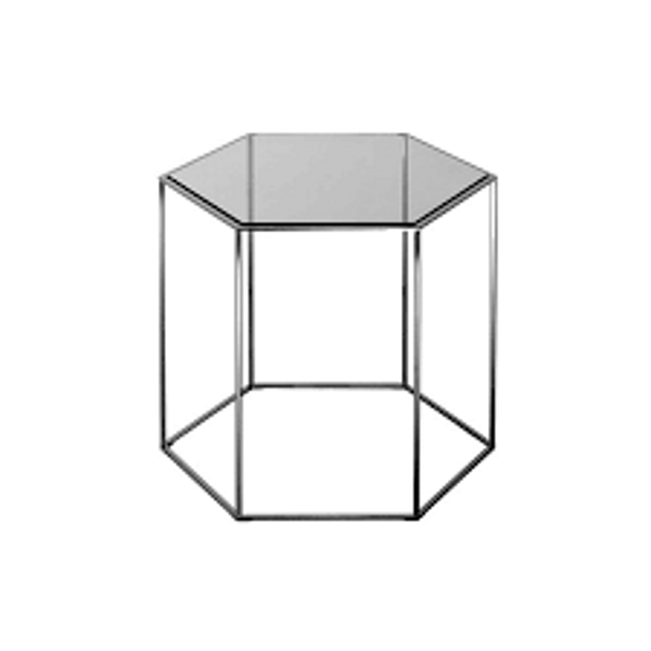 Couchtisch DESALTO Hexagon Tris - "Metal" sheet top 691 Fabrik DESALTO aus Italien. Foto №1