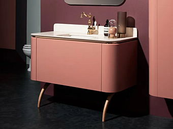 Standwaschtisch aus Holz mit Türen Gaia Mobili Demode Fabrik GAIA aus Italien