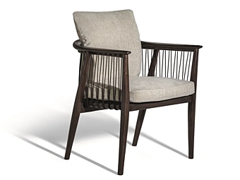 Stoffstuhl mit Armlehnen Viola POLTRONA FRAU Fabrik POLTRONA FRAU aus Italien