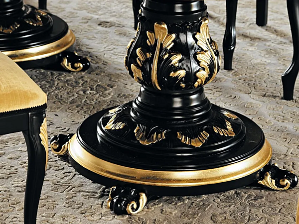 Ovaler Esstisch aus Massivholz Modenese Luxury Interiors 11115 Fabrik MODENESE GASTONE aus Italien. Foto №3