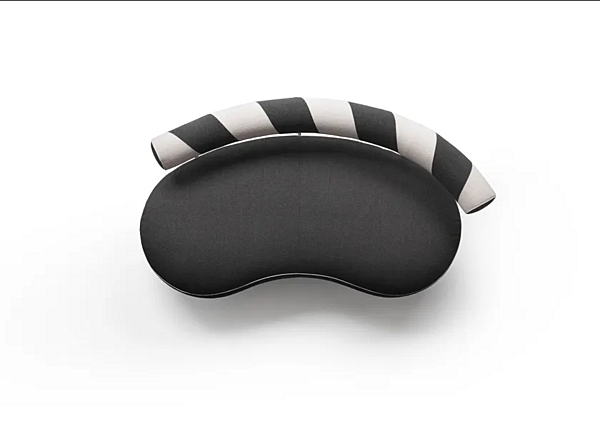 Kurvenförmiges Stoffsofa Supermax FLEXFORM Fabrik FLEXFORM aus Italien. Foto №11