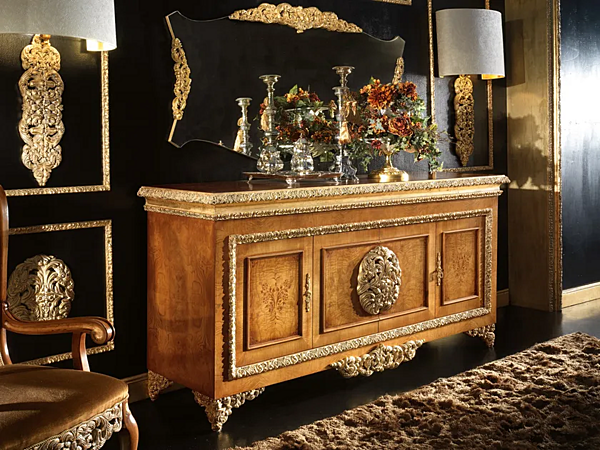 Holzsideboard mit Türen A.R. Arredamenti Royal 703 Fabrik A.R.ARREDAMENTI SRL aus Italien. Foto №3