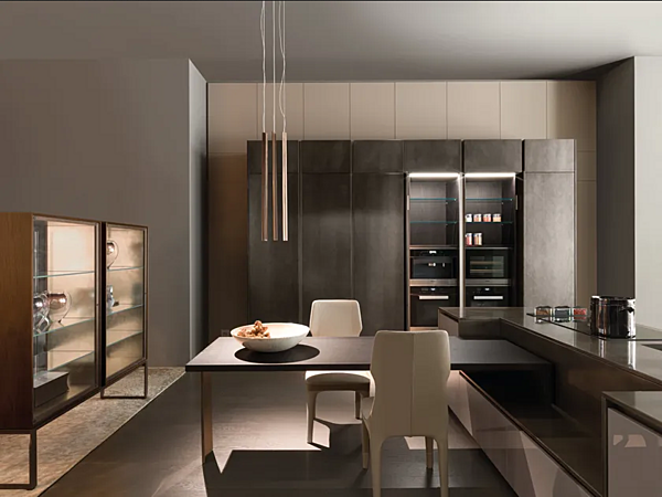 Vitrine aus Holz und Glas GIORGETTI AEI 60000, 60005 Fabrik GIORGETTI aus Italien. Foto №6