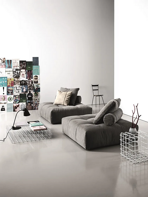 Ecksofa aus Stoff mit abnehmbarem Bezug Pixel Saba Fabrik SABA aus Italien. Foto №10