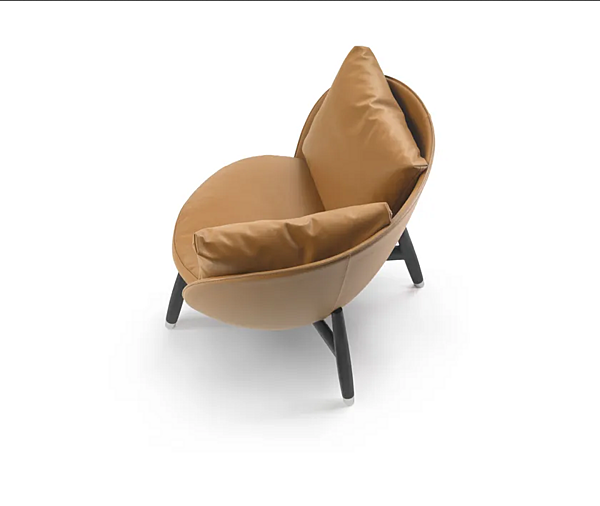 Ecksofa aus Leder mit weicher Rückenlehne FLEXFORM ERI Fabrik FLEXFORM aus Italien. Foto №6