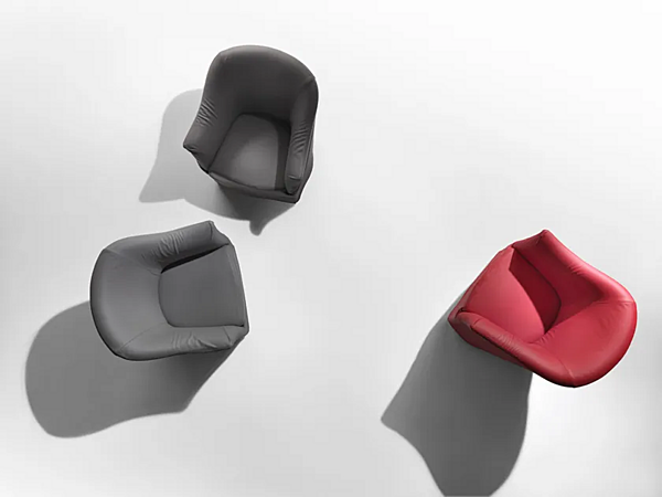 Lederarmchair mit Armlehnen Doralice FLEXFORM Fabrik FLEXFORM aus Italien. Foto №3