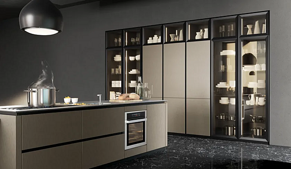 Einbauküche aus Holz LUBE CUCINE Oltre Design 02 Fabrik LUBE CUCINE aus Italien. Foto №3