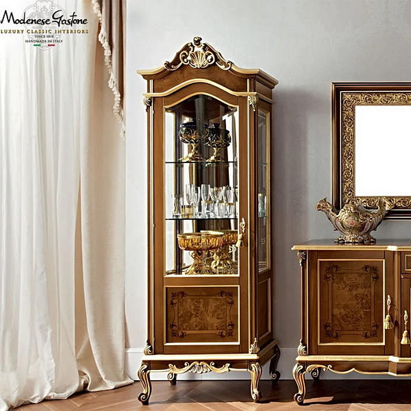 Vitrine aus Massivholz Modenese Luxury Interiors 12117 Fabrik MODENESE GASTONE aus Italien. Foto №1