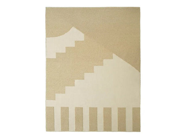 Rechteckiger Teppich mit geometrischen Formen aus Wolle Saba Cime Fabrik SABA aus Italien. Foto №6