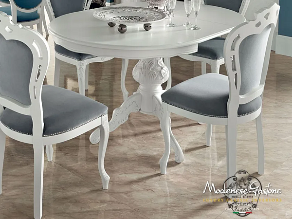 Polsterstuhl 13516 Modenese Luxury Interiors Fabrik MODENESE GASTONE aus Italien. Foto №1