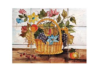 Keramische Dekorationsplatte PN NM 05 L_Antica Deruta PN NM 05 Fabrik L'Antica Deruta aus Italien