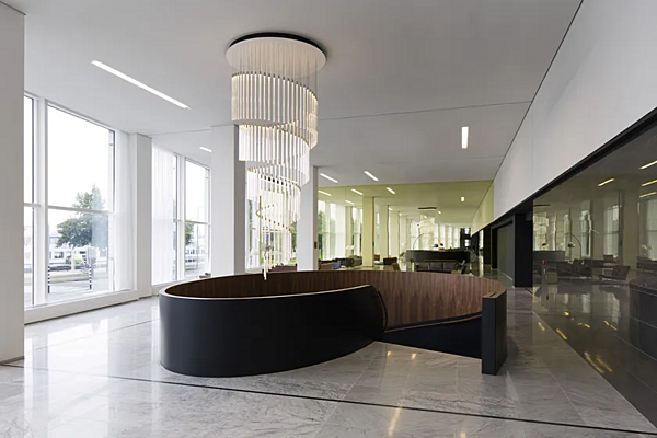 Hängelampe aus Borosilikatglas Multispot Tooby Fabbian Fabrik Fabbian aus Italien. Foto №8