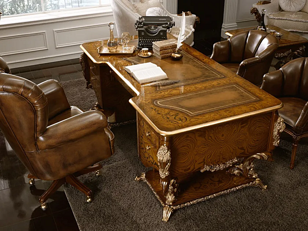 Rechteckiger Schreibtisch aus Holz Dolcevita A.R. Arredamenti 218 Fabrik A.R.ARREDAMENTI SRL aus Italien. Foto №2