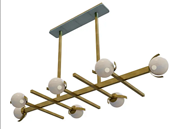 Pendelleuchte aus Messing Greta MARIONI 02971