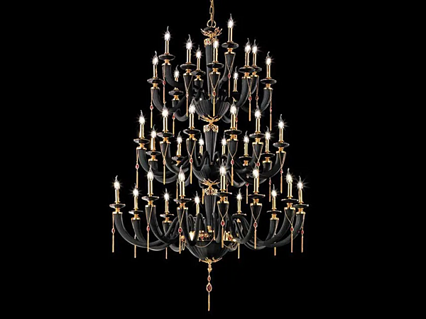 Kristalllüster mit Swarovski-Kristallen Julienne L36 Euroluce Lampadari Fabrik EUROLUCE LAMPADARi aus Italien. Foto №1
