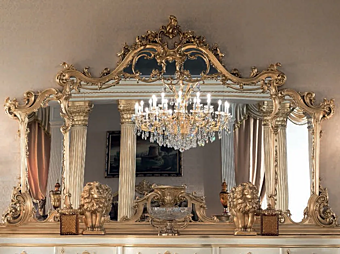 Wandspiegel aus Glas Modenese Luxury Interiors 15676 Wandspiegel aus Glas Modenese Luxury Interiors 15676 Fabrik MODENESE GASTONE aus Italien