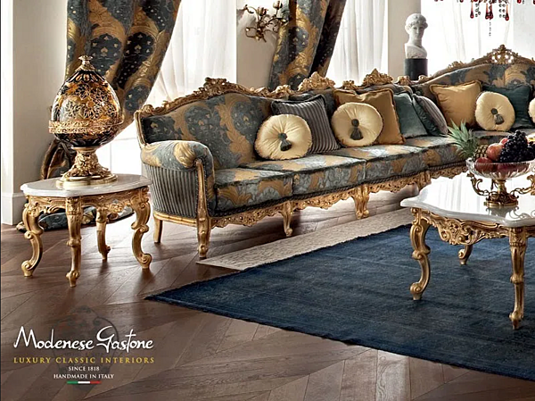 Niedriger Couchtisch aus Holz Modenese Luxury Interiors 12616 Fabrik MODENESE GASTONE aus Italien. Foto №3