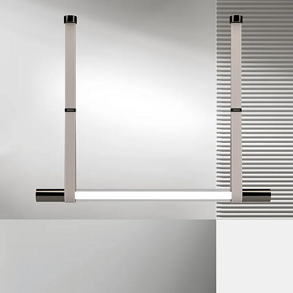 LED Pendelleuchte aus Borosilikatglas GIORGETTI SLIVER 45535A-B-C-D-E-F Fabrik GIORGETTI aus Italien. Foto №2